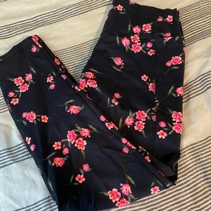 Large PINK yoga leggings
